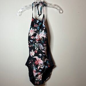 Elegant Floral Women's One Piece Swimsuit